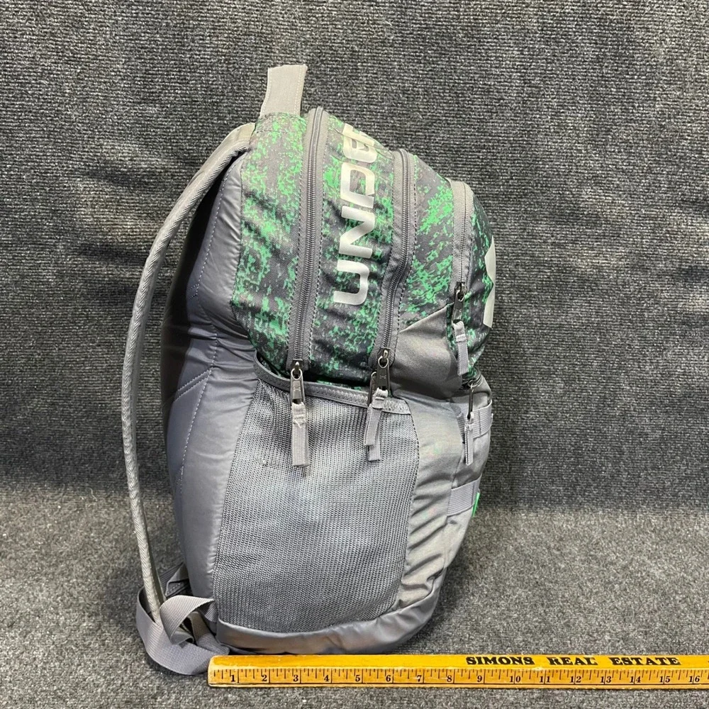 Under Armour 1300296 Gray Green Camo Travel Bag UA Storm Big Logo 5.0 Backpack